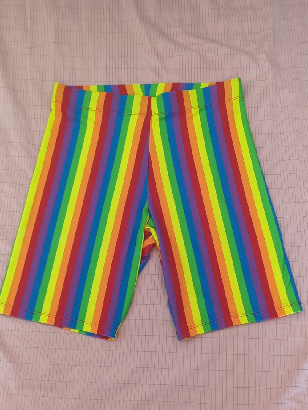 Rainbow Biker Shorts From Hot Topic Size Medium